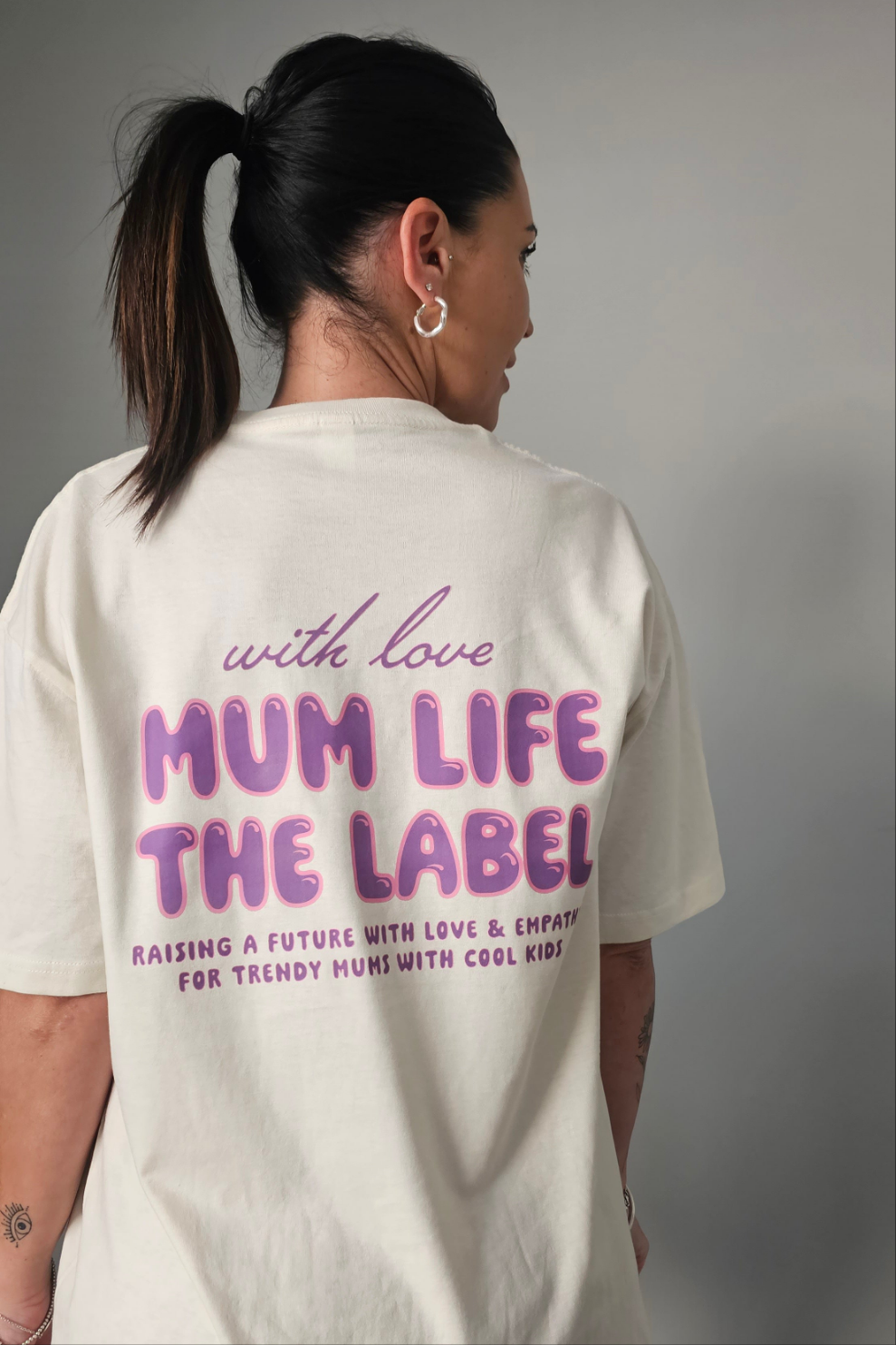 MumLife With Love Oversized T-Shirt
