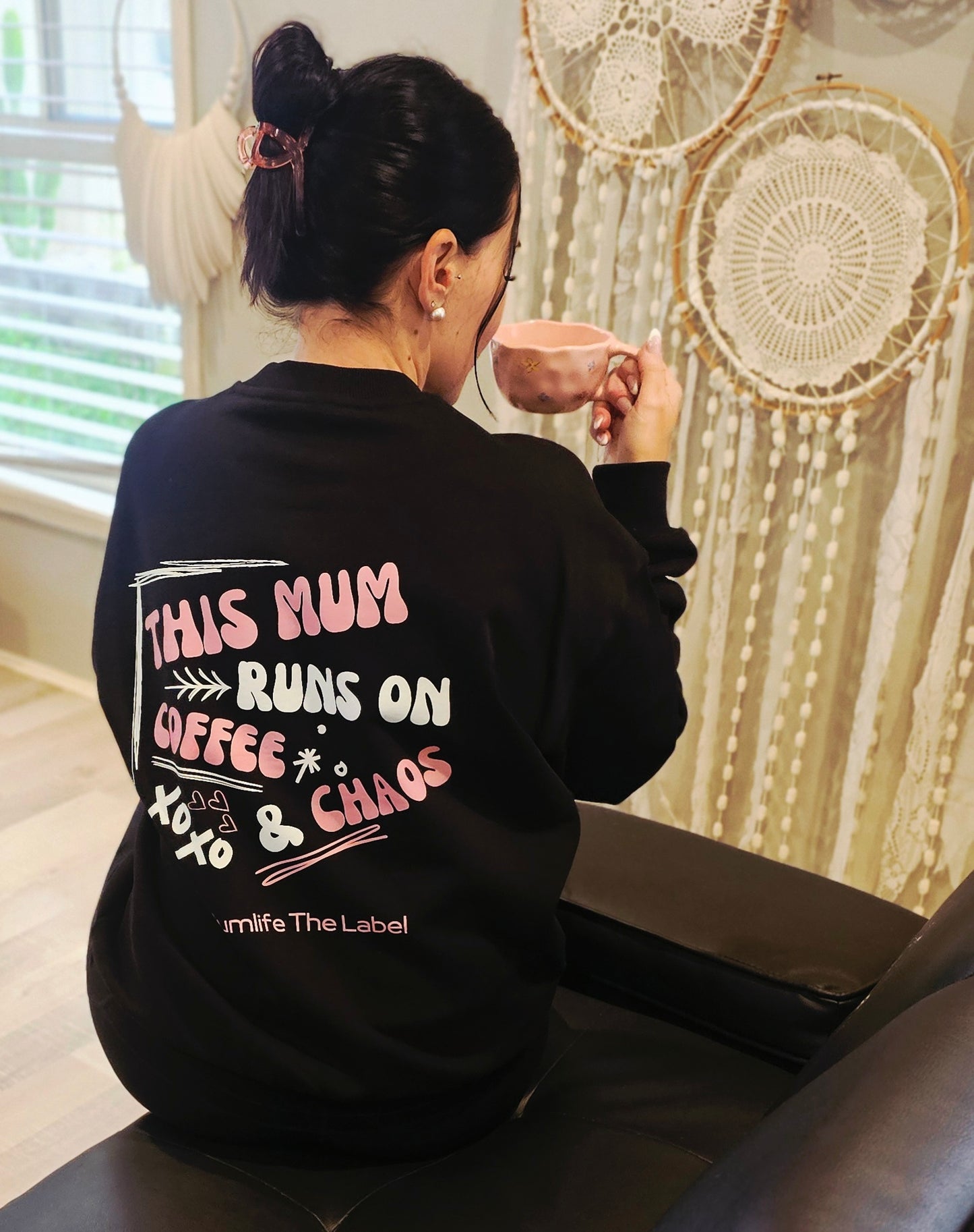 This Mum Runs On Coffee & Chaos Sweater