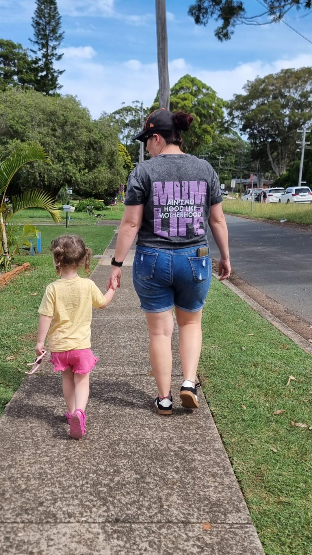 Aint No Hood Mumlife Acid Wash T-Shirt