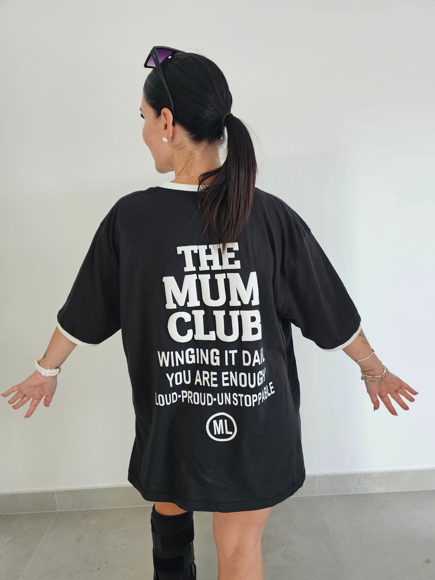 The Mum Club Black T-Shirt