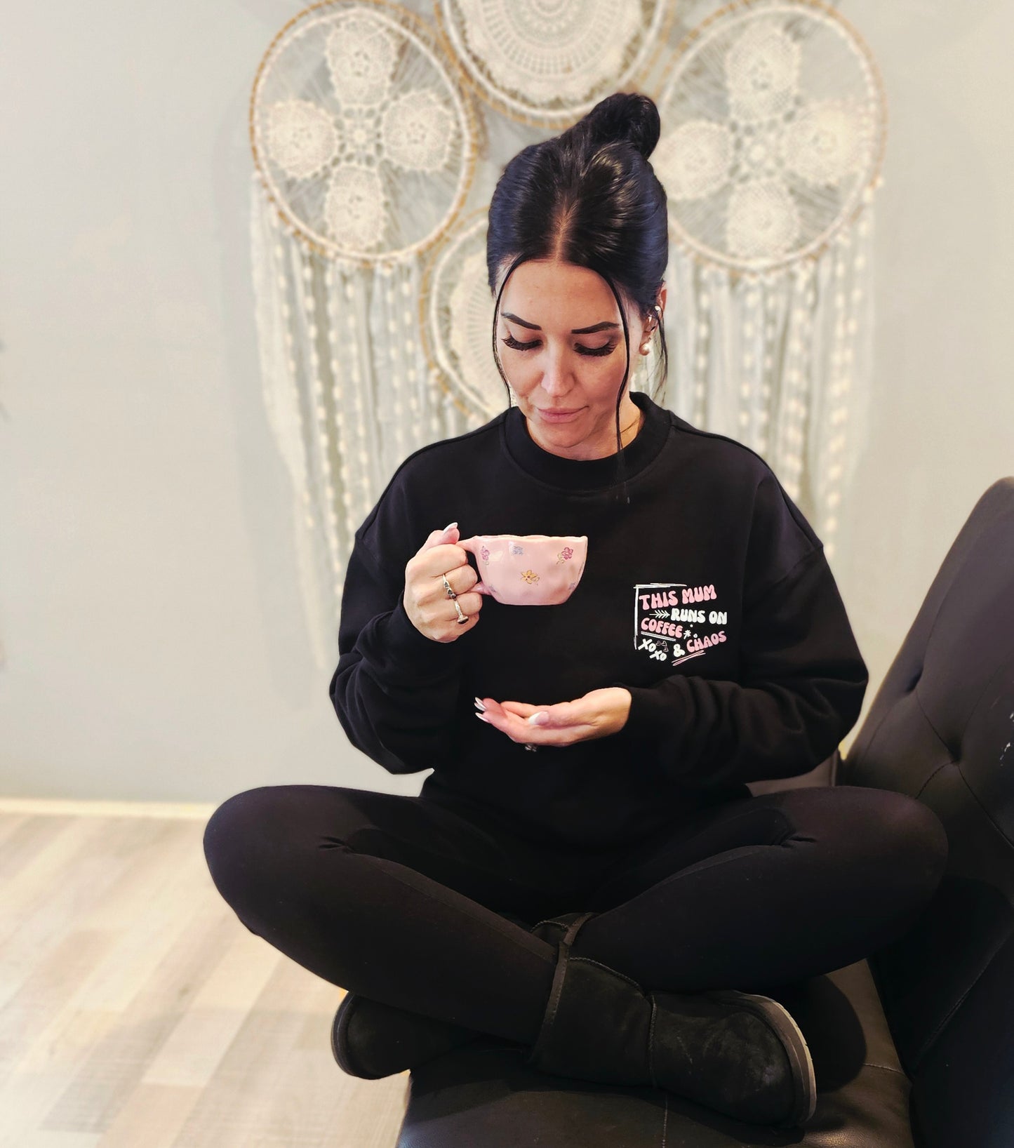 This Mum Runs On Coffee & Chaos Sweater