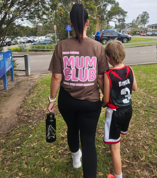 Mum Club Brown T-Shirt