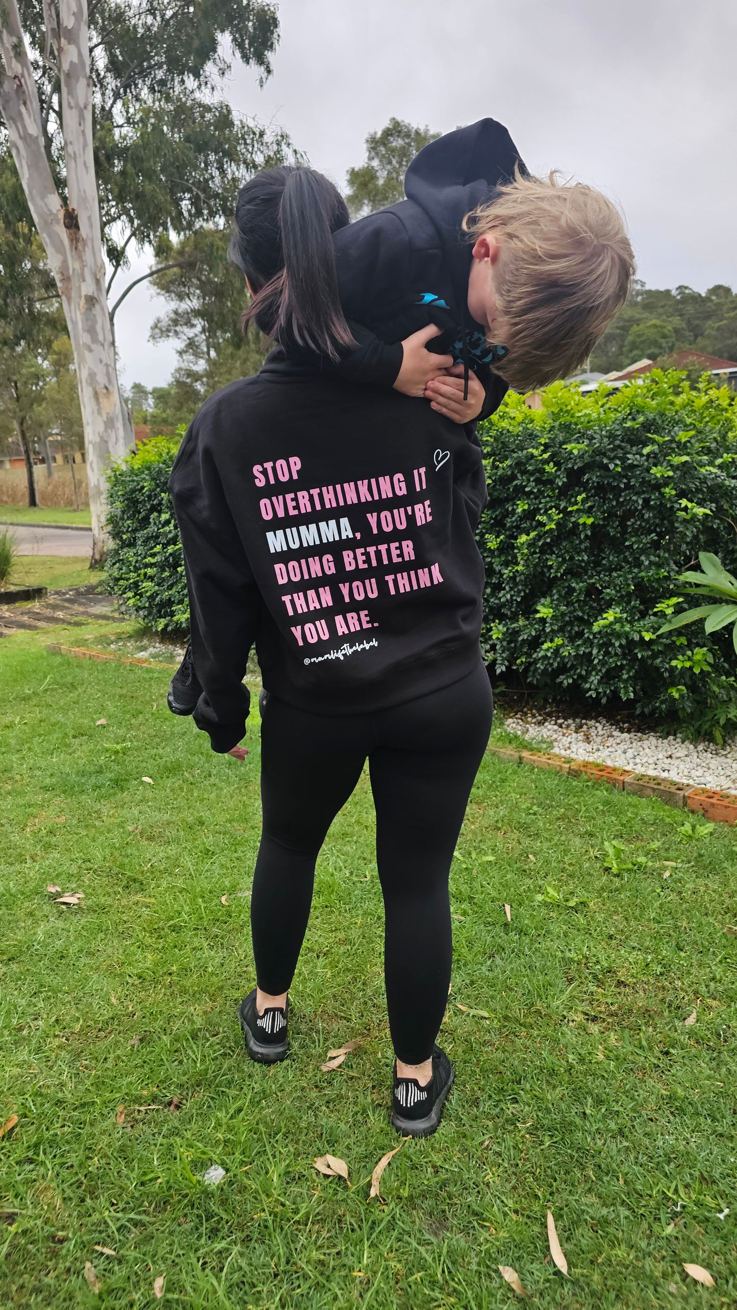 Stop OVERTHINKING it Mumma Hoodie