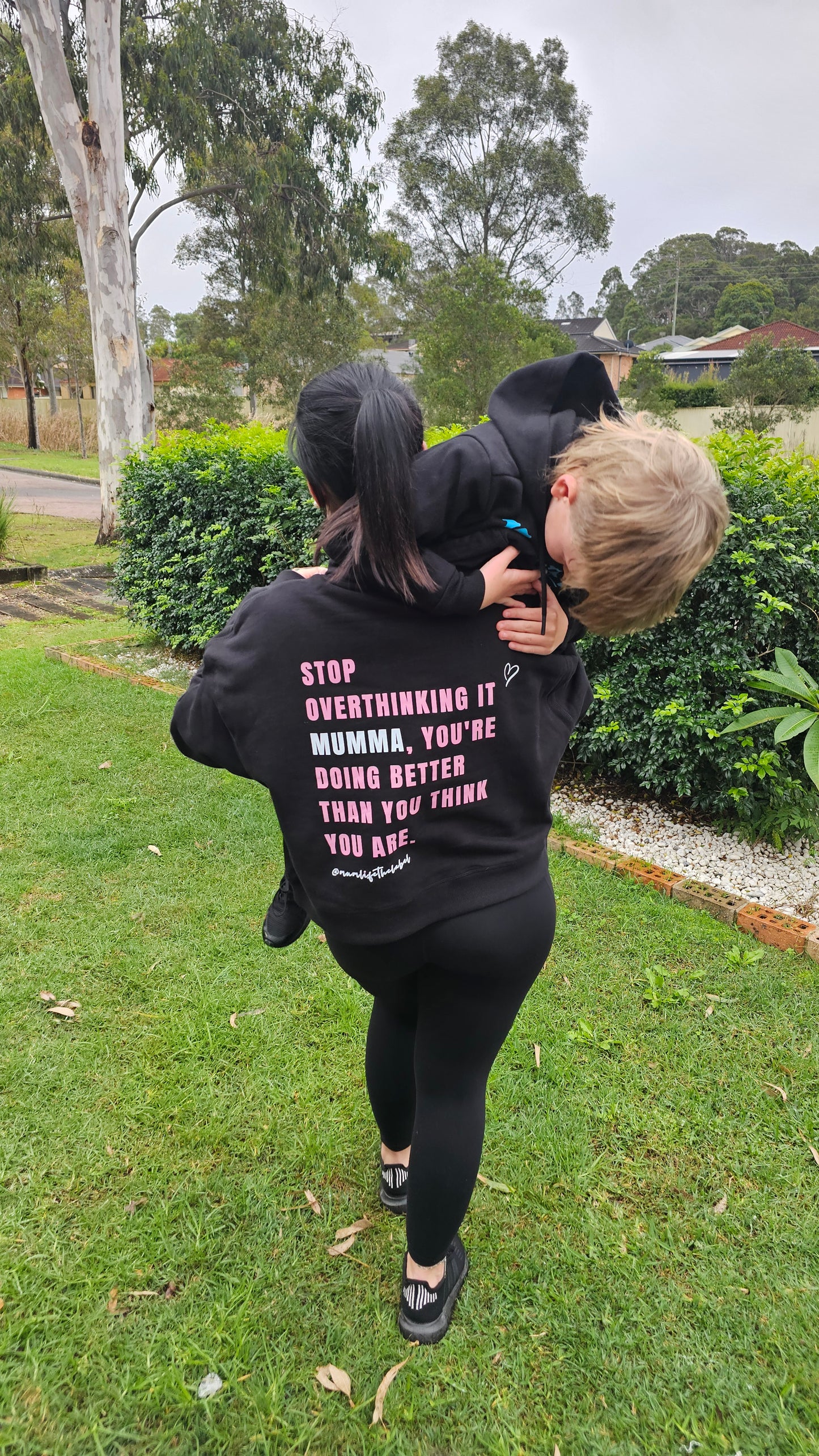 Stop OVERTHINKING it Mumma Hoodie