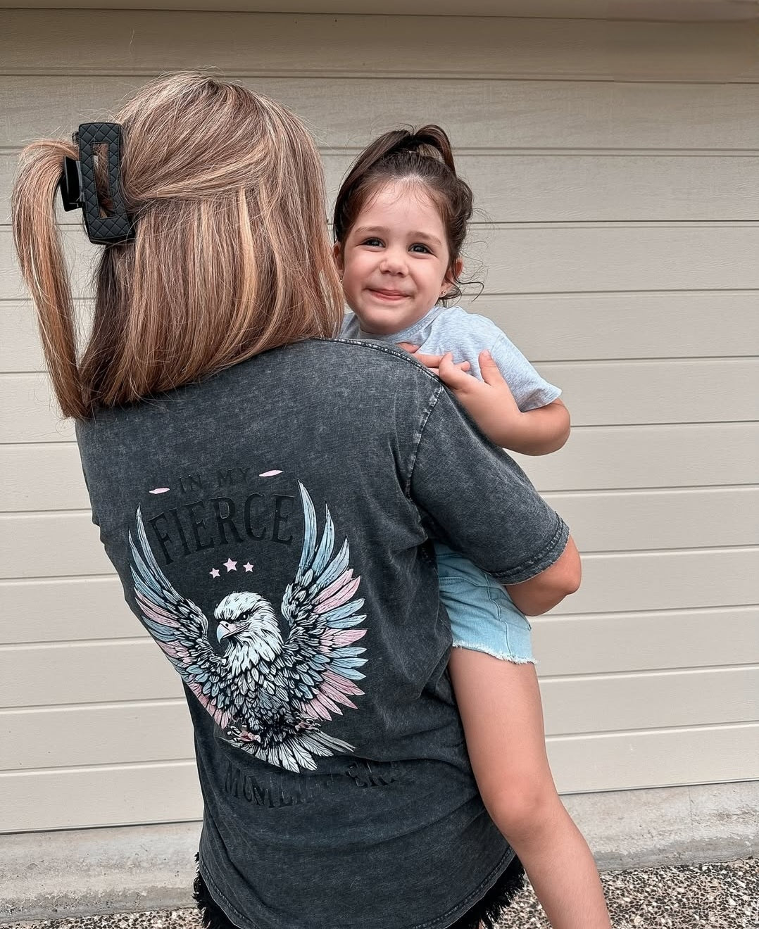 Fierce Mumlife Acid Wash T-Shirt