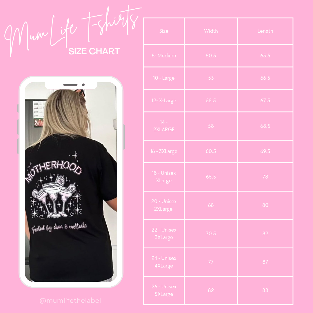 Cocktails & Chaos MumLife T-Shirt