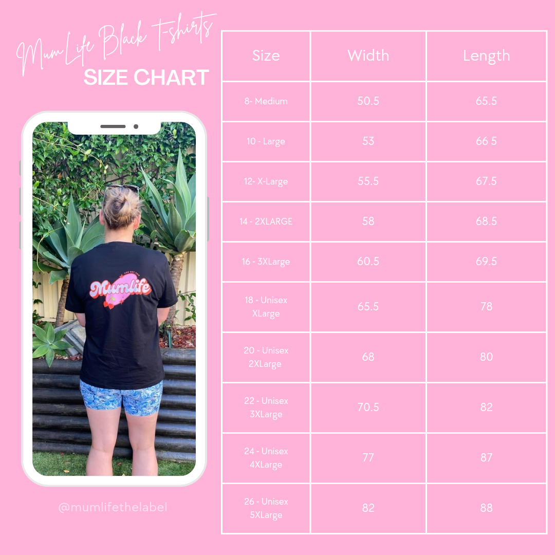 Mumlife The Label Black T-Shirt