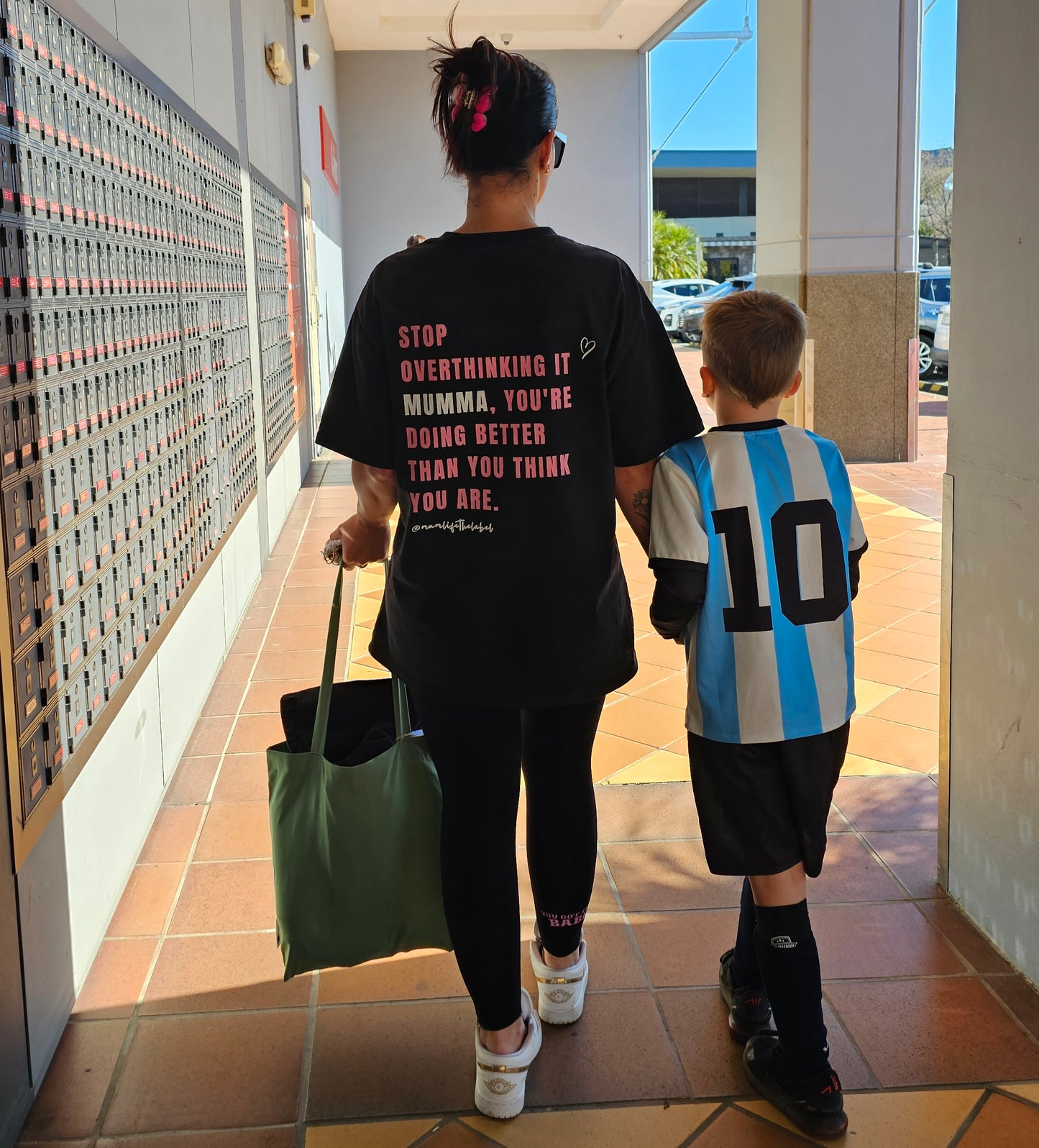 Stop Overthinking Mumma Heavy T-Shirt