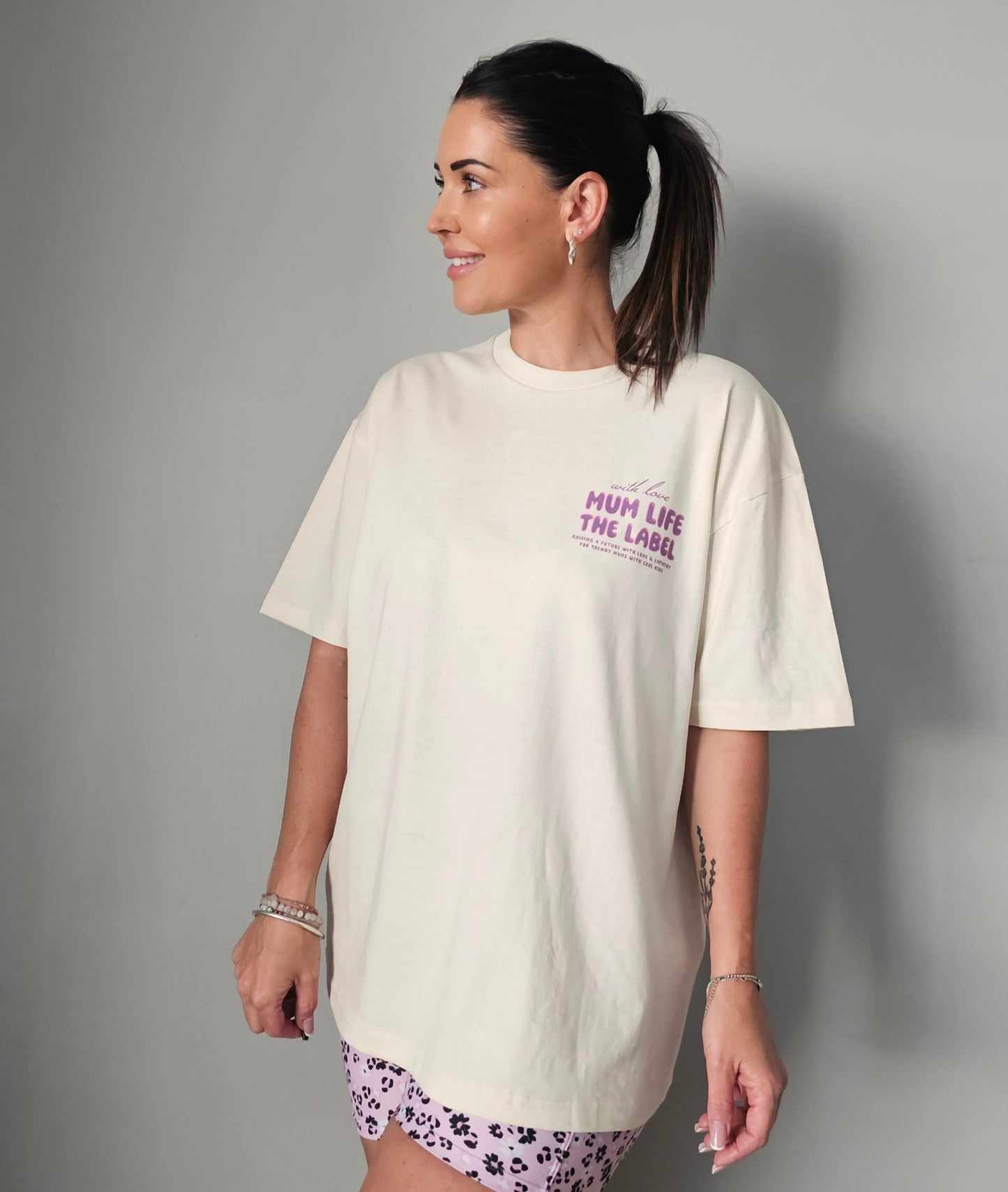 MumLife With Love Oversized T-Shirt