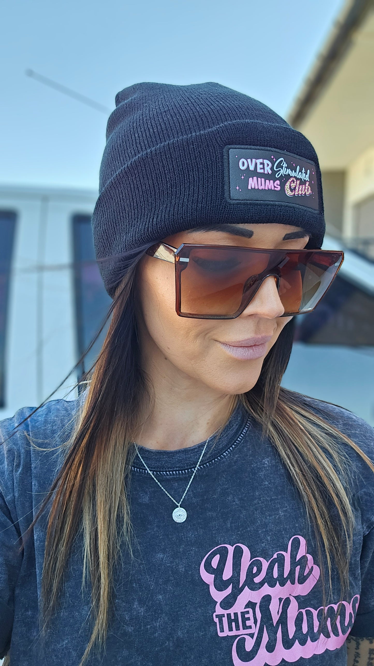 Over Stimulated Mums Club Beanie