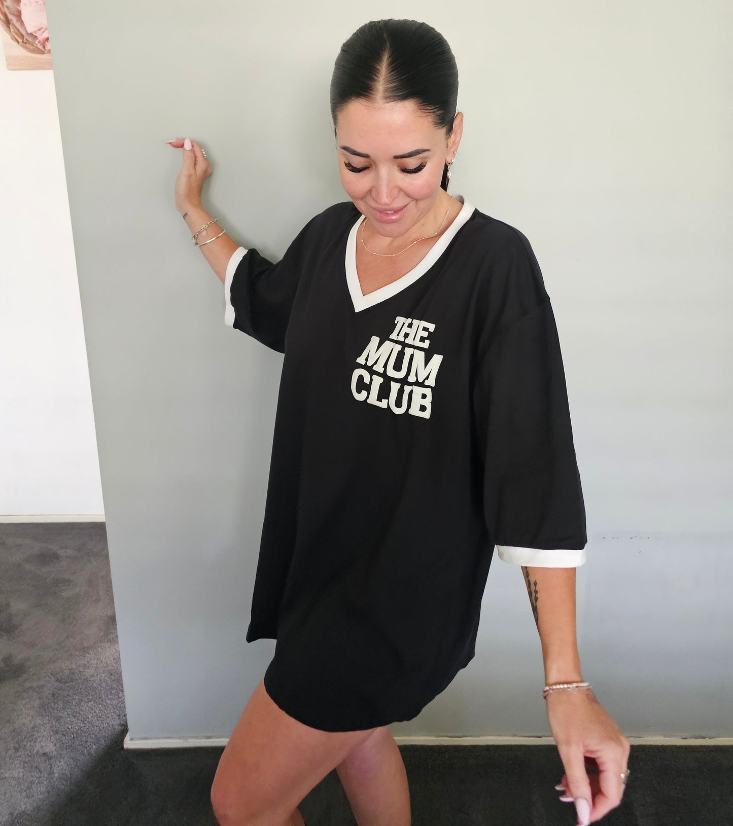 The Mum Club Black T-Shirt