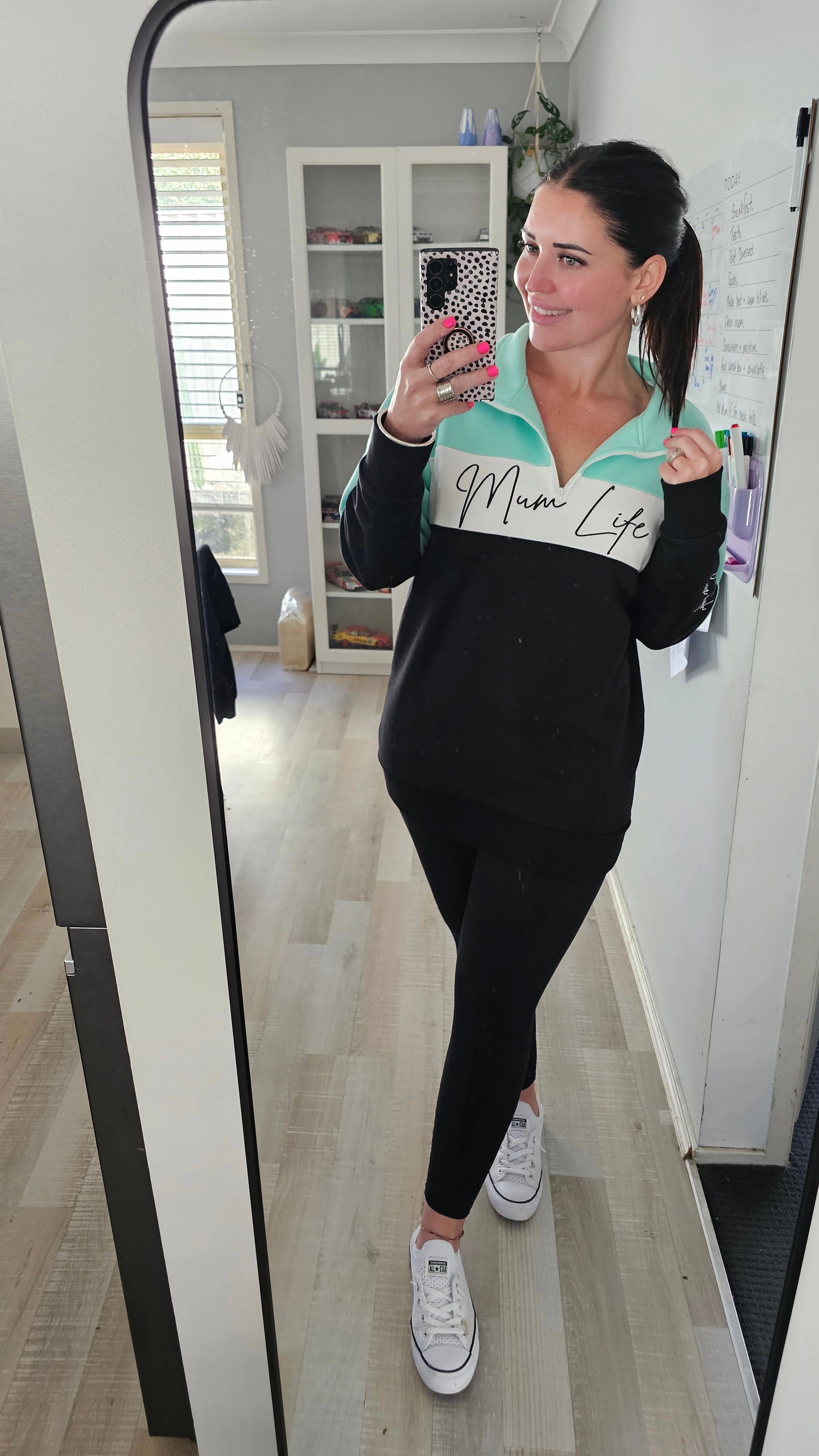 MumLife- You are enough mint Jumper