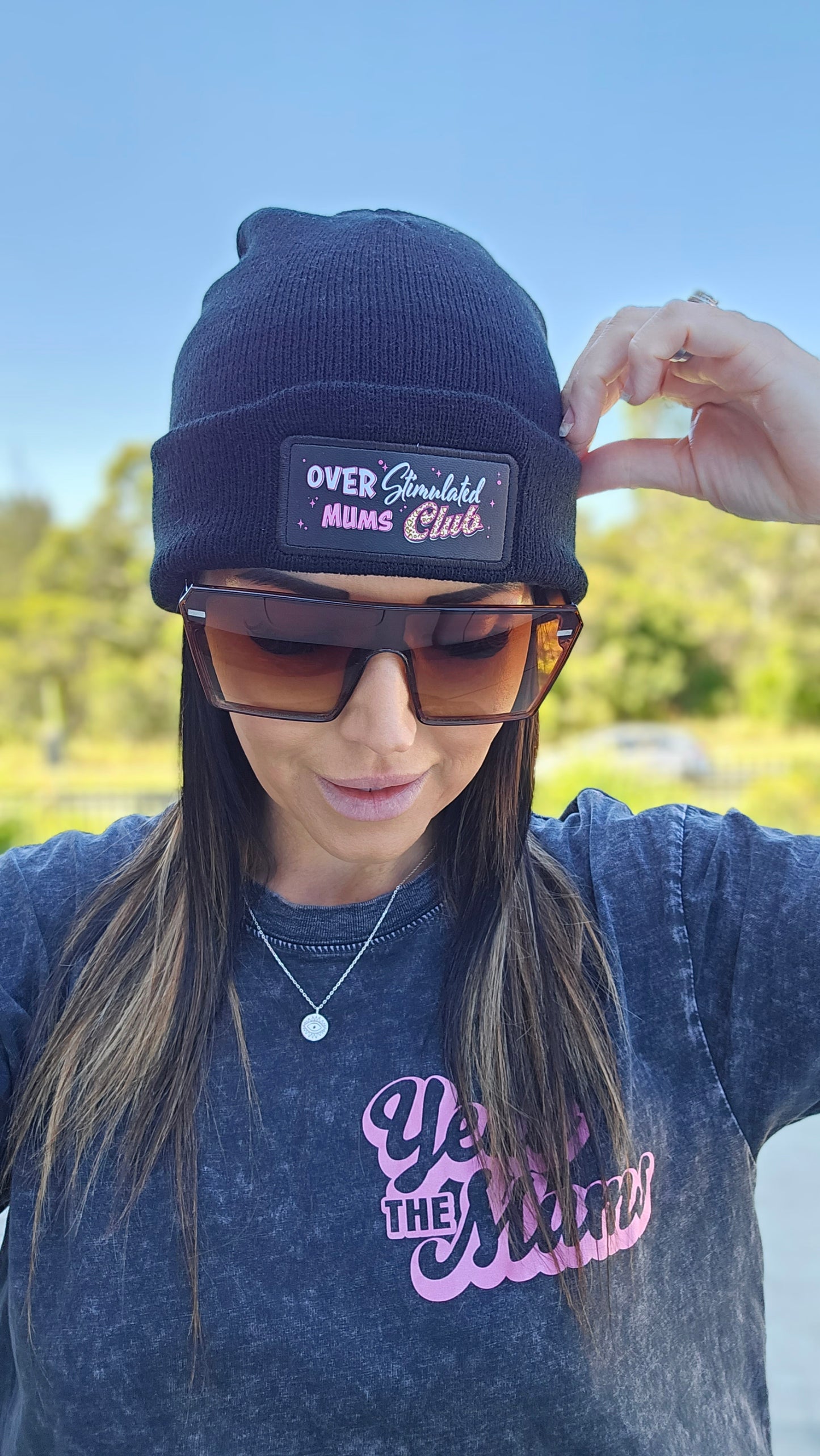 Over Stimulated Mums Club Beanie