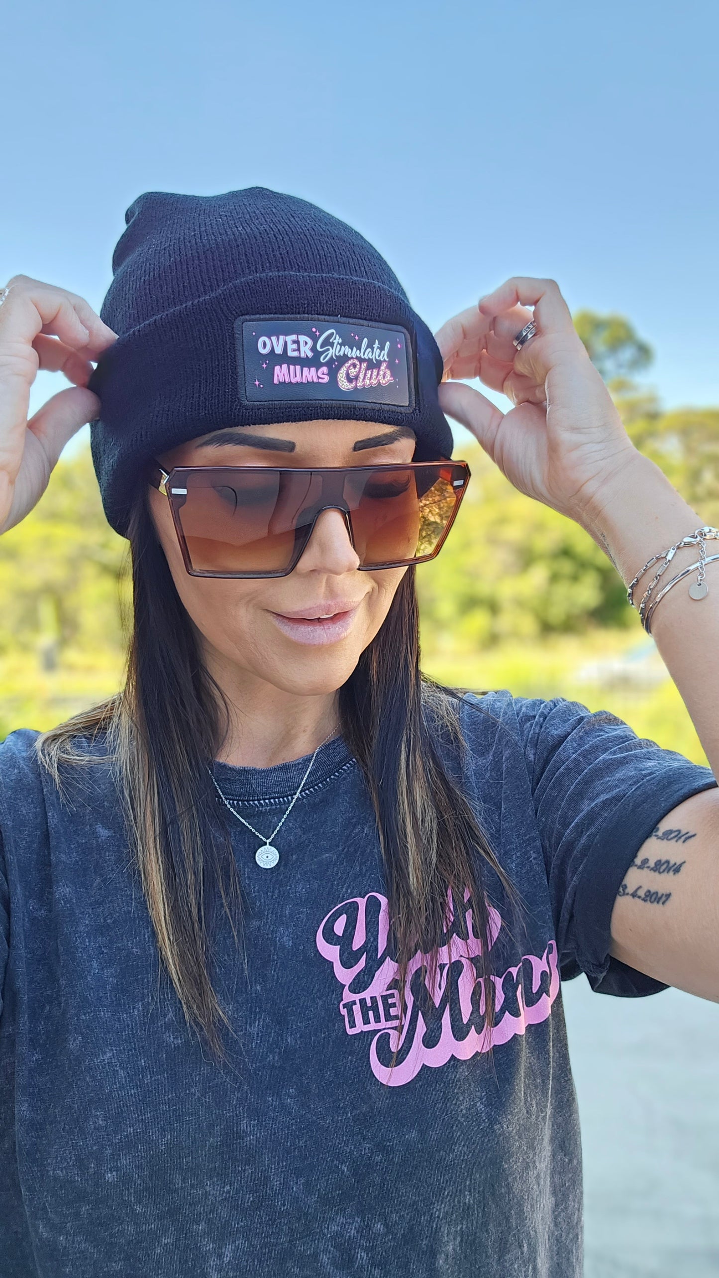 Over Stimulated Mums Club Beanie