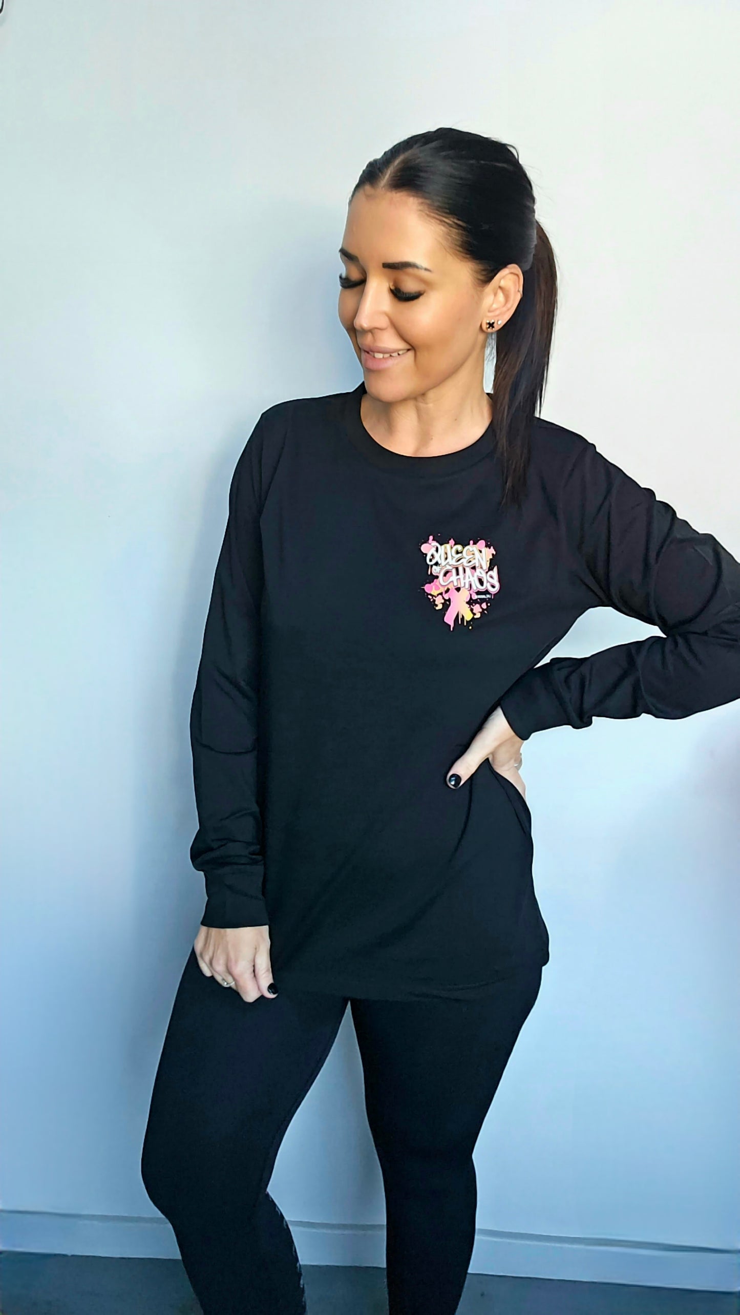 Queen Of Chaos Long Sleeve Tee