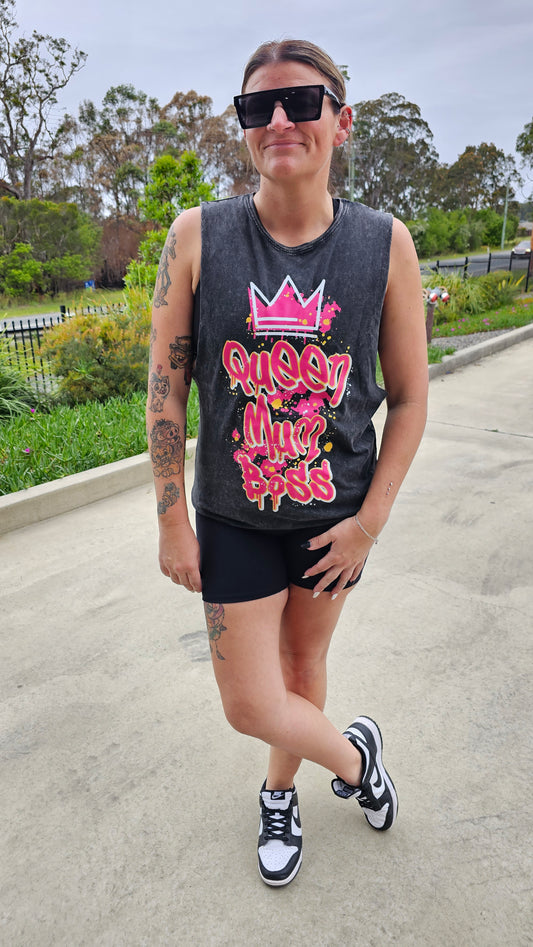 Queen Mum Boss Muscle Tee