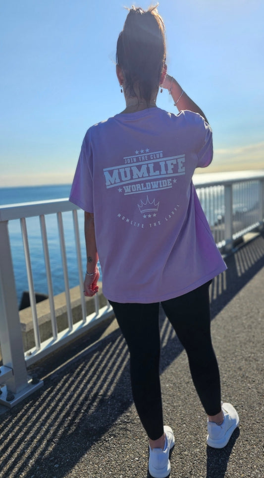 World Wide Mumlife Purple T-shirt