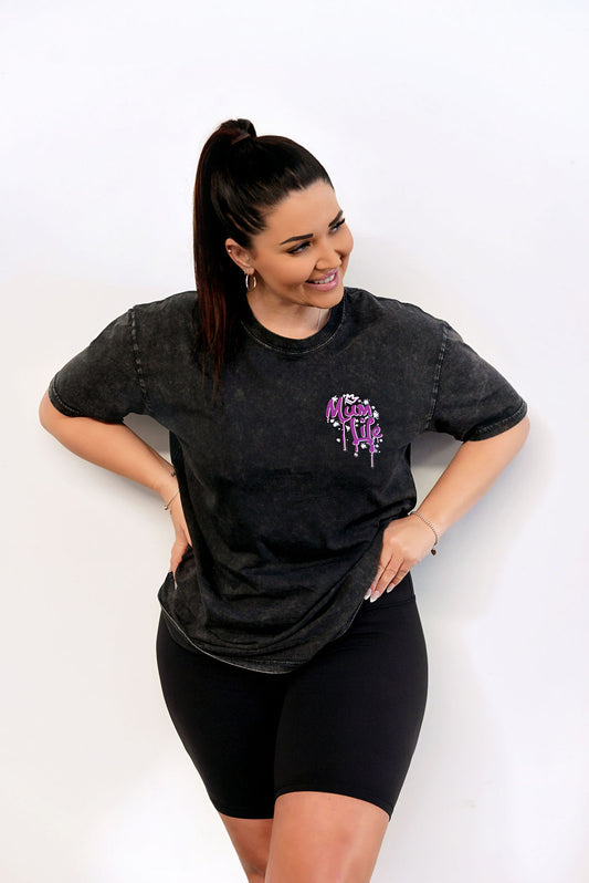 Mum Life Graffiti Tee