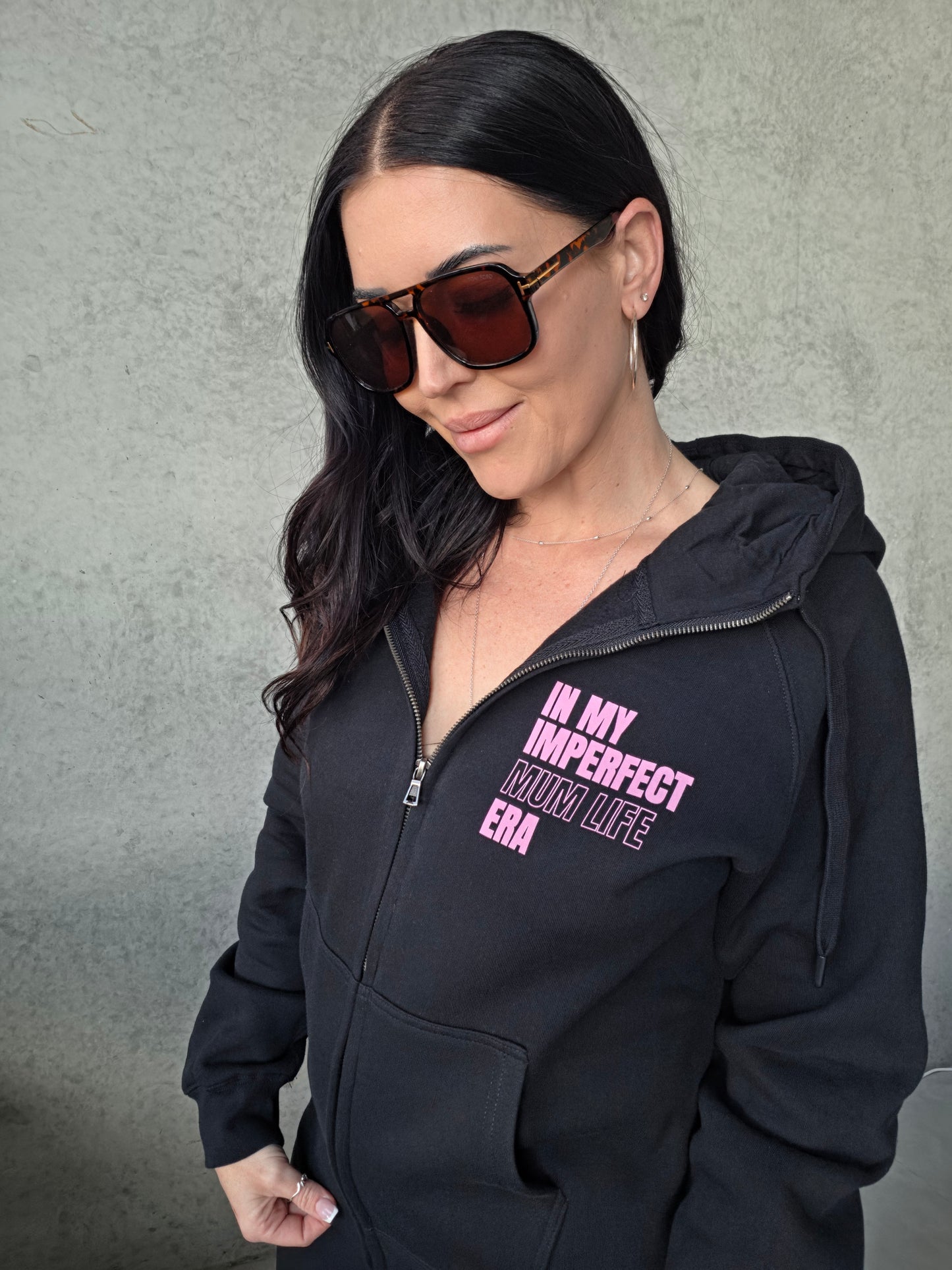 Imperfect MumLife Era Full Zip Hoodie