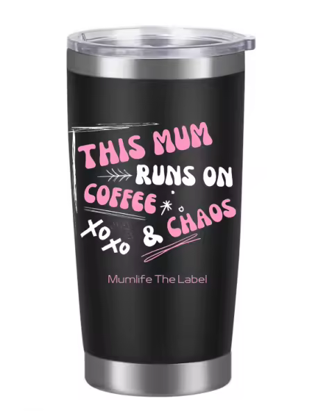 Coffee Mug - This Mum runs on Coffee & Chaos
