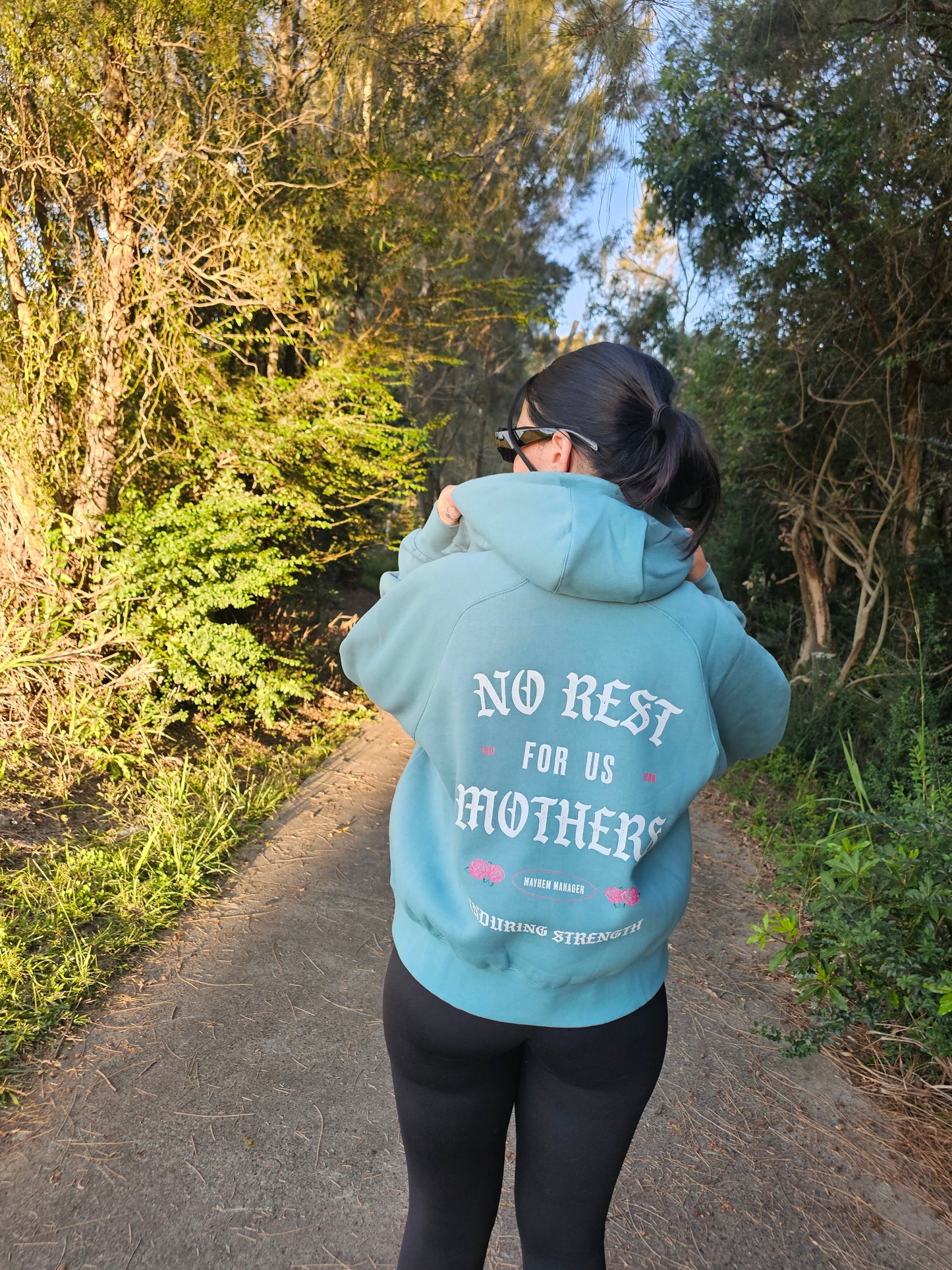 Sage No Rest For Us Mothers Zip Hood