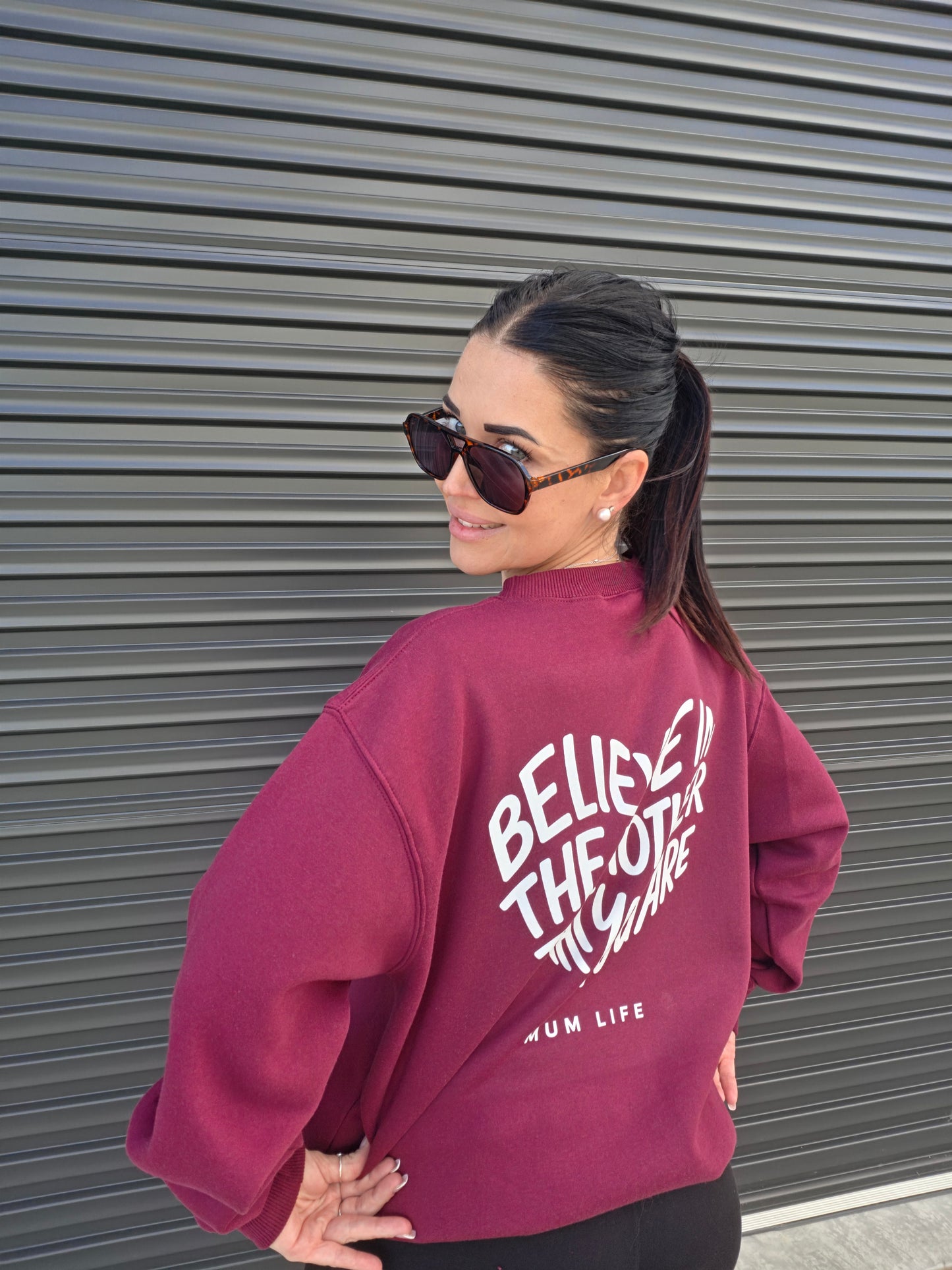 Believe In The Mother That You Are | Oversized Mum Sweater