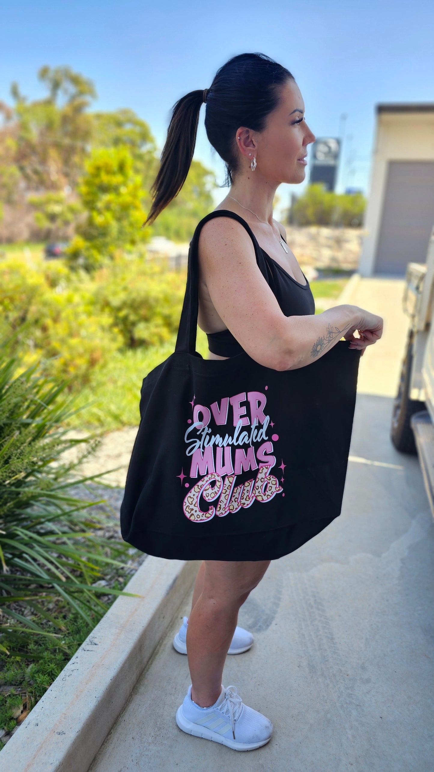 Overstimulated Mums Club Tote Bag