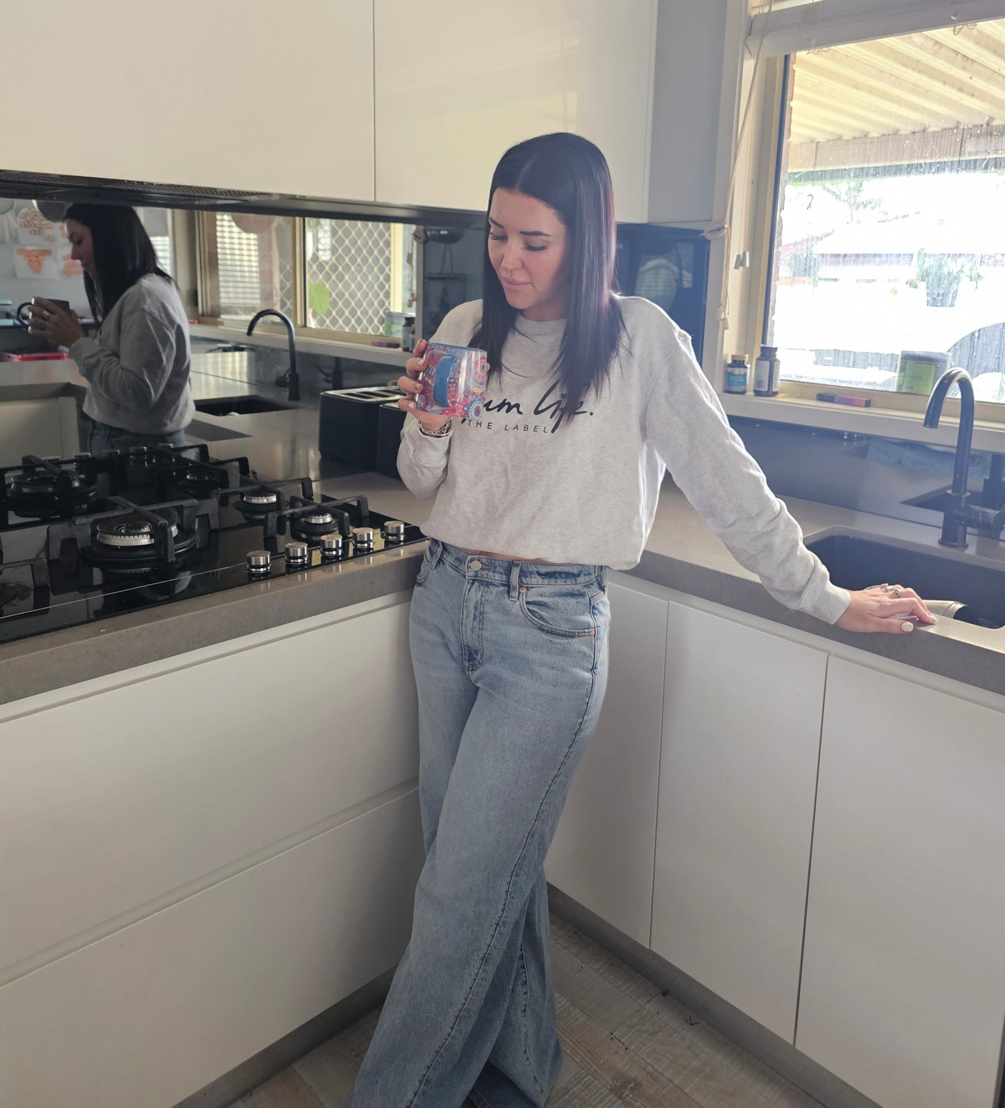 MumLife Grey Sweater