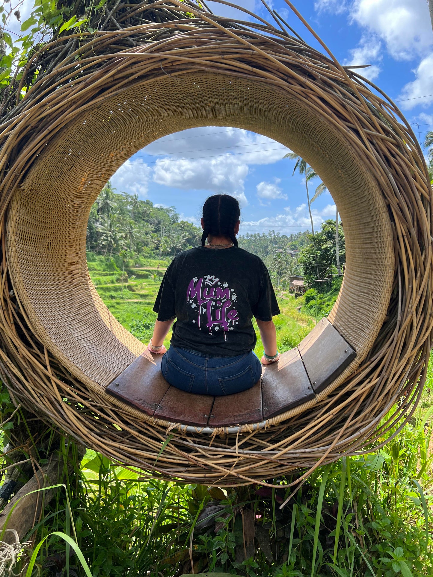 Mum Life Graffiti Tee