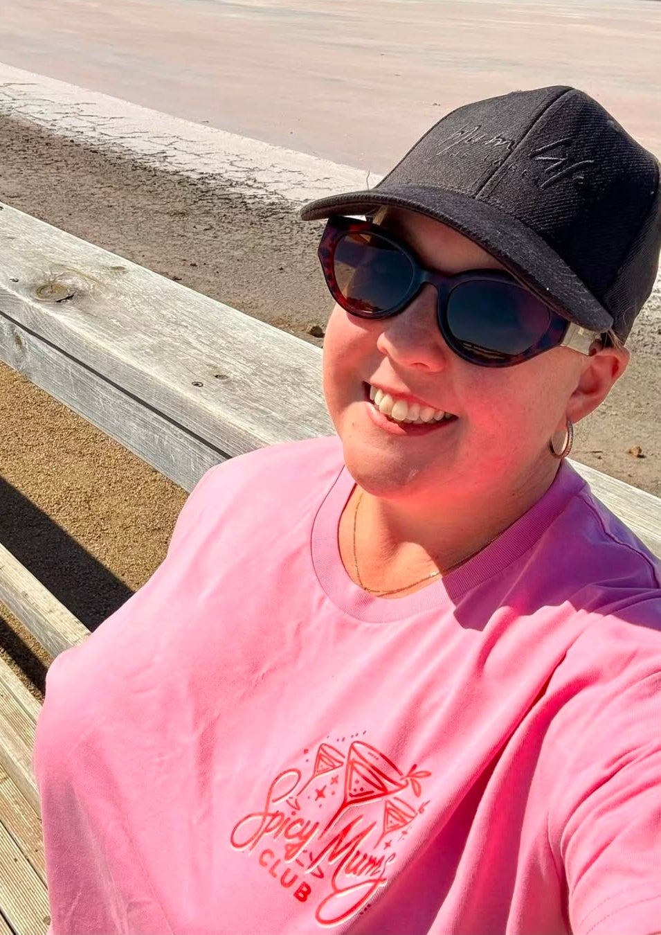 Spicy Mums Club Pink T-Shirt