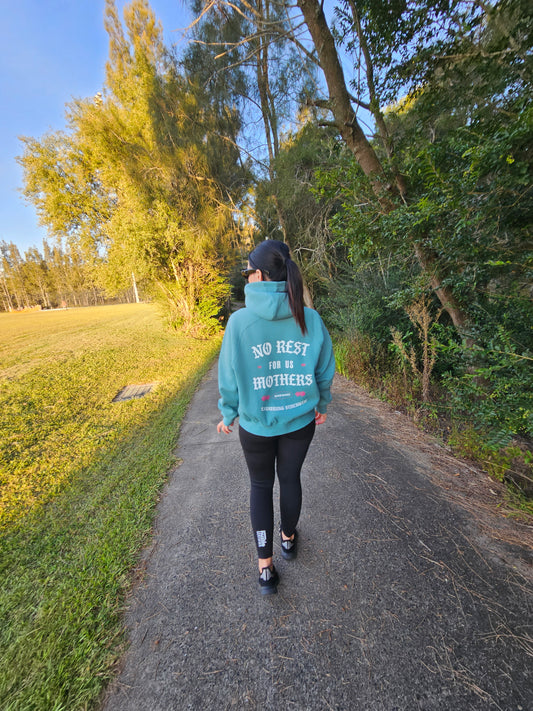 Sage No Rest For Us Mothers Zip Hood