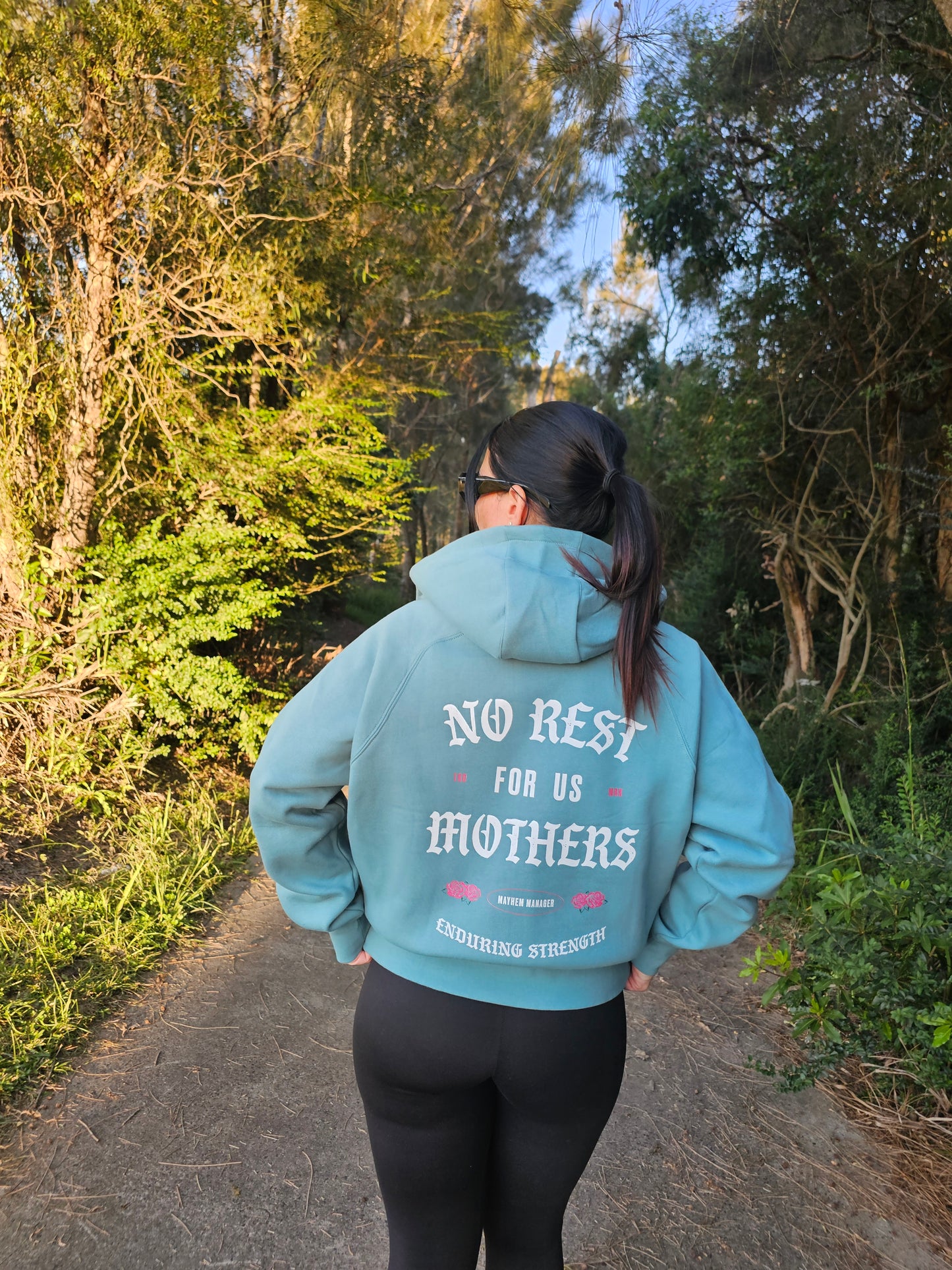 Sage No Rest For Us Mothers Zip Hood