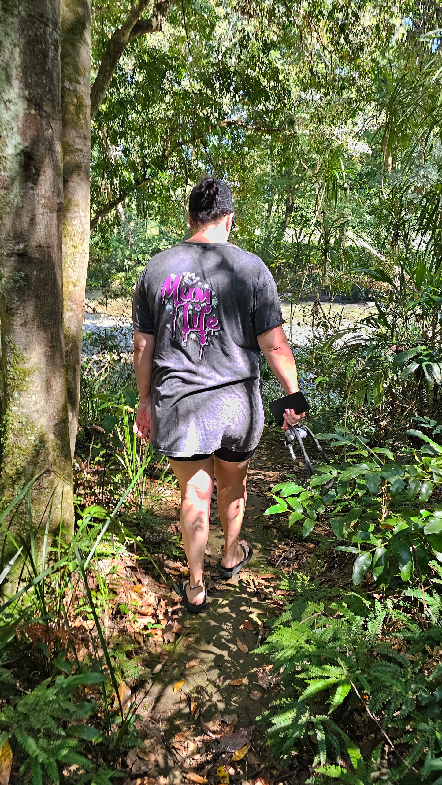 Mum Life Graffiti Tee