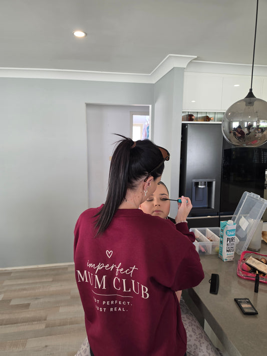 Imperfect Mum Club V Neck Sweater