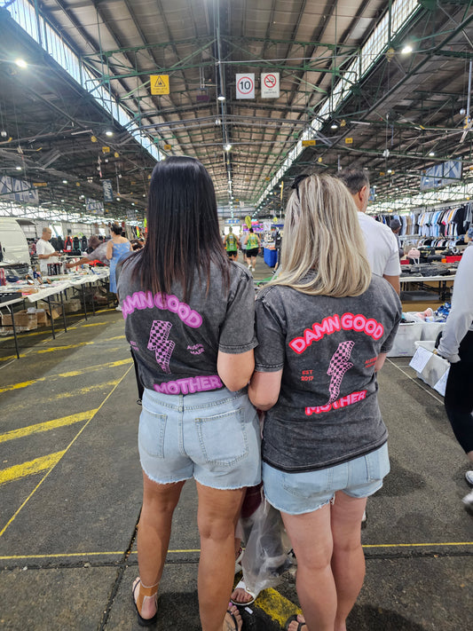 Damn Good Mother Acid Wash T-Shirt