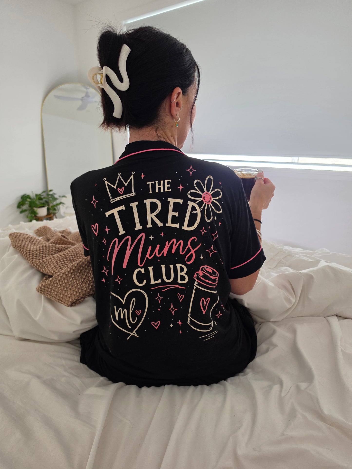 THE TIRED MUMS CLUB BAMBOO PJ SET