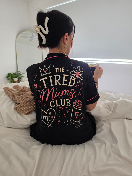THE TIRED MUMS CLUB BAMBOO PJ SET