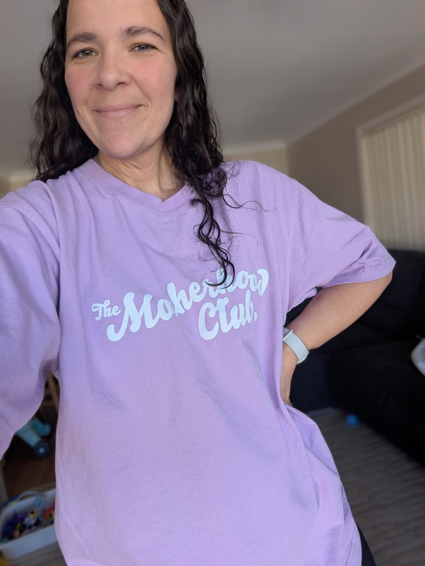 The Motherhood Club Lilac T-Shirt