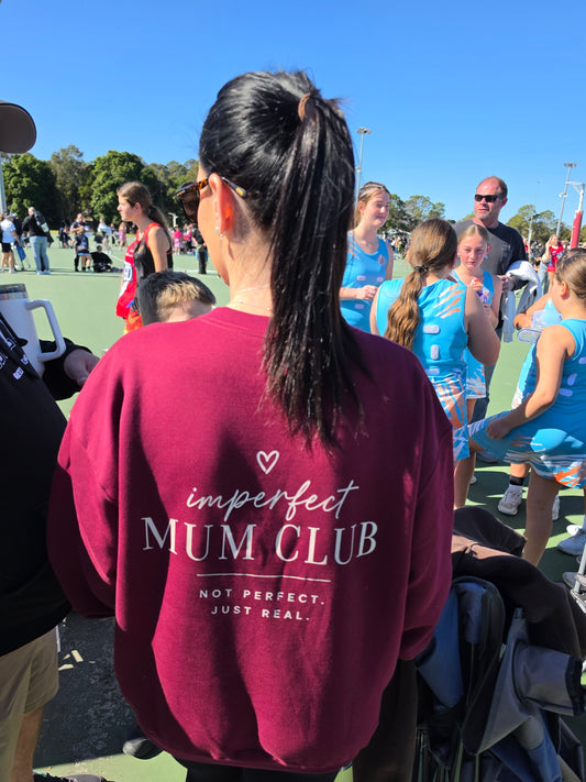 Imperfect Mum Club V Neck Sweater