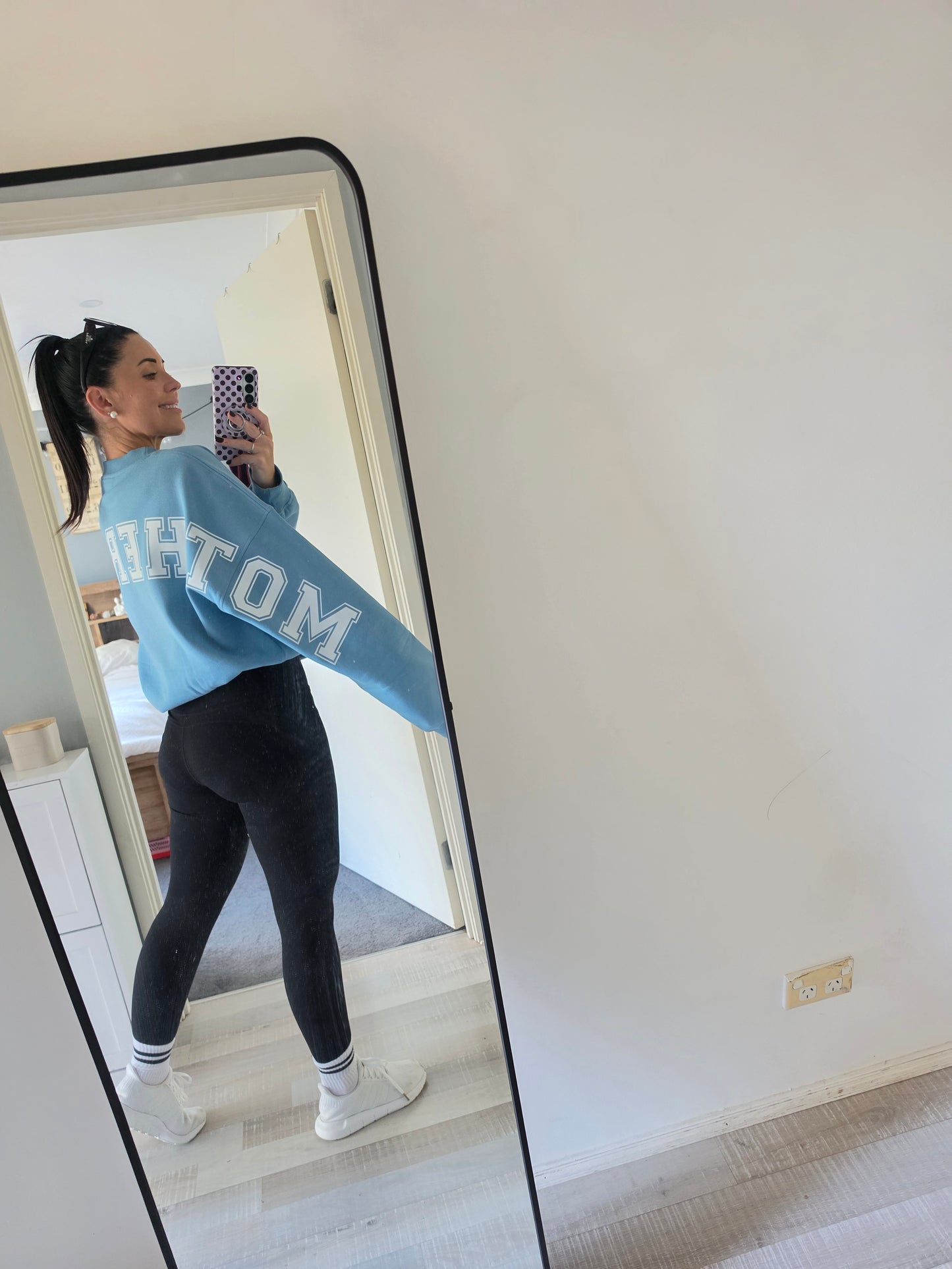 Motherhood Blue Sweater