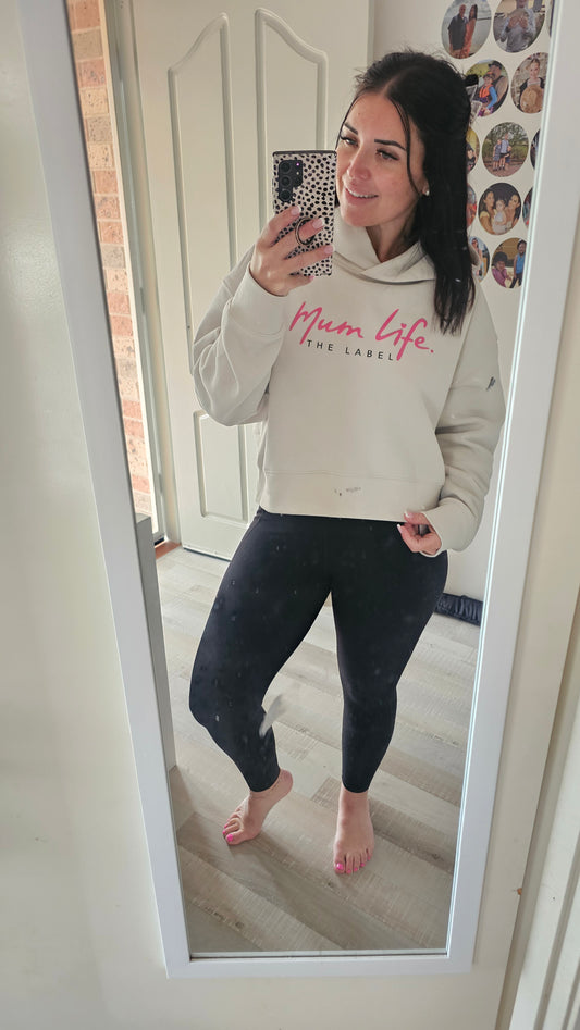 To The Mum Behind Me Cream Hoodie