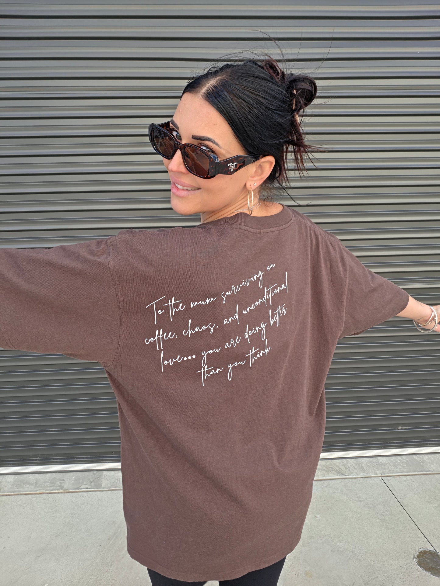 Surviving on coffee t-shirt