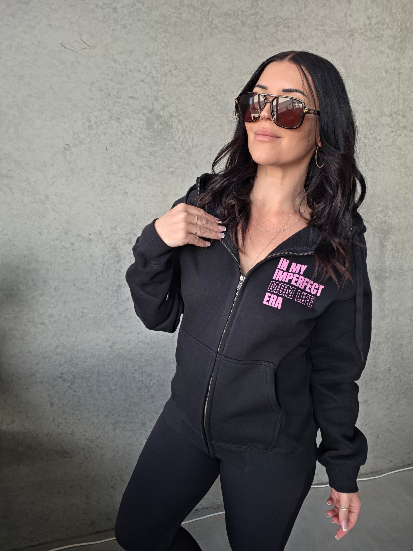 Imperfect MumLife Era Full Zip Hoodie